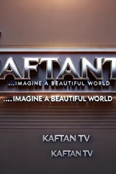DALL·E 2025-01-29 13.44.14 – A beautifully enhanced website banner image for Kaftan TV, featuring elegant 3D text with ‘KAFTAN TV’ in bold, futuristic typography and the slogan ‘